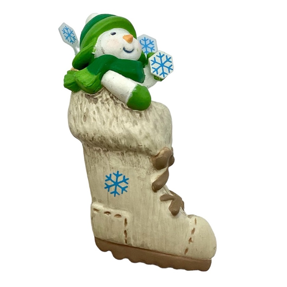 Hallmark 2010 “So Cute in a Boot” Miniature Christmas Ornament